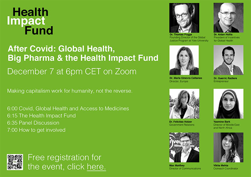 After Covid: Globa Health, Big Pharma, & the Health Impact Fund